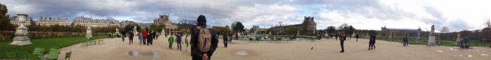 Tuileries Garden panaroma
